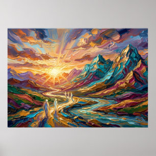 Poster La Route du Soleil Levant de Renouvellement de l'Â