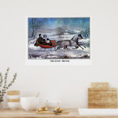 Poster La Route - Hiver (Cuisine)
