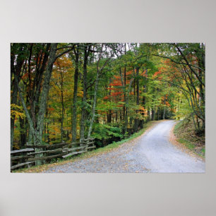 Poster La route moins a voyagé