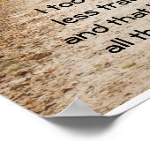 Poster la route moins parcourue (Coin)