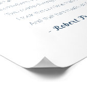 Poster La route non parcourue (Coin)