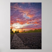 Poster La Route Se Déroule Sur Roever (Devant)