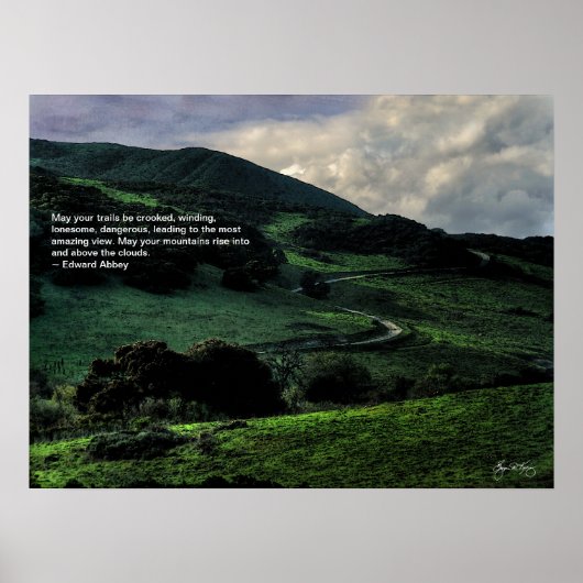 Poster La route Winding (Devant)