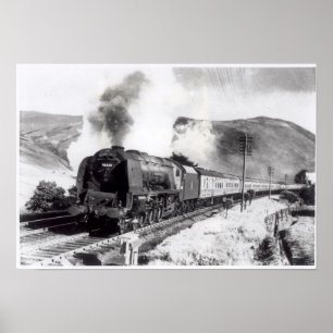 Poster La Royal Scot, locomotive interurbaine