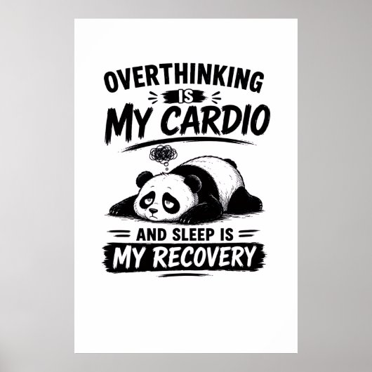 Poster La rumination est mon cardio (Devant)