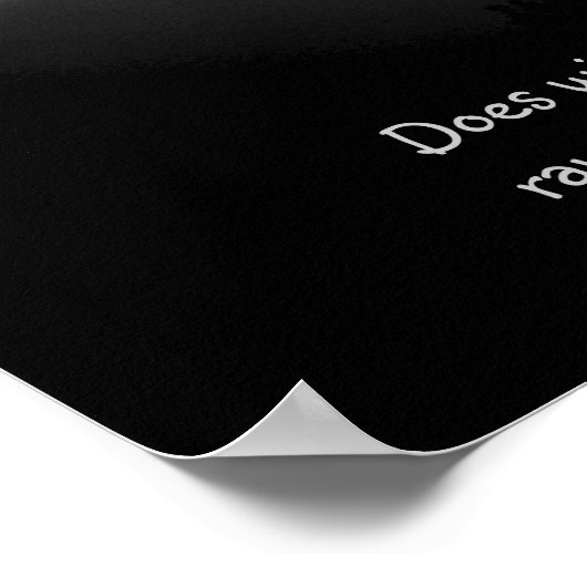 Poster La Sagesse Comme Un Corbeau (Coin)