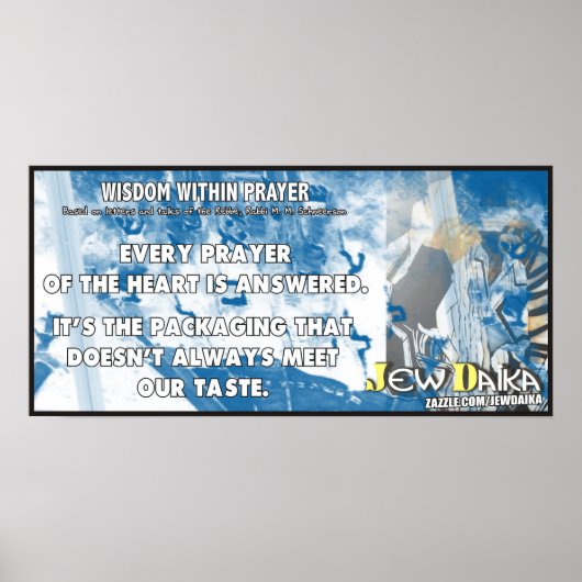 Poster La sagesse dans la prière (Devant)