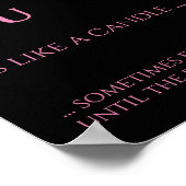 Poster La sagesse de l'amour aux chandelles Saint Valenti (Coin)