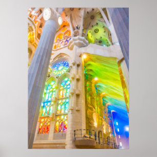 Poster La Sagrada Família - Barcelone, Espagne