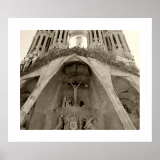 Poster La Sagrada Familia de Gaudi