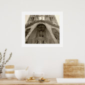 Poster La Sagrada Familia de Gaudi (Cuisine)