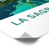 Poster La Sagrada Familia Espagne (Coin)