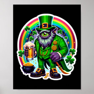 Poster La Saint-Patrick Bylor du mauvais œil démon irland