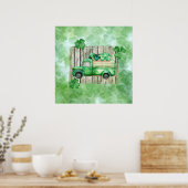 Poster La Saint-Patrick Clover Irish Vintage Camion (Cuisine)