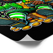 Poster La Saint Patrick de Leprechaun d'Afrique noire (Coin)