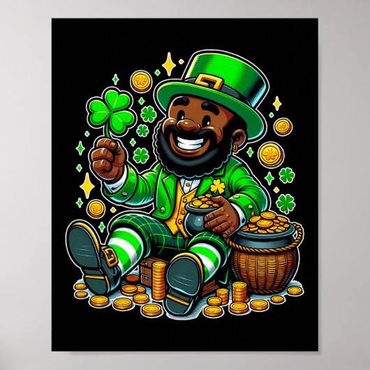 Poster La Saint Patrick de Leprechaun d'Afrique noire (Devant)
