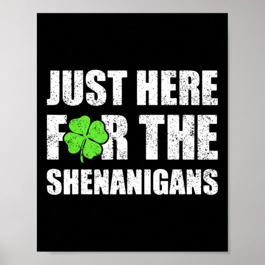 Poster La Saint-Patrick juste ici pour les Shenanigans Ho (Devant)