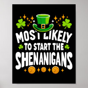 Poster La Saint-Patrick la plus susceptible de commencer