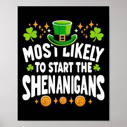Poster La Saint-Patrick la plus susceptible de commencer (Devant)
