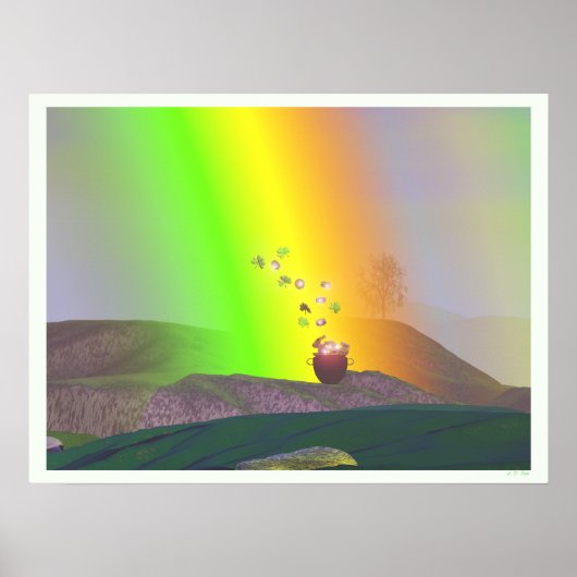 Poster La Saint-Patrick - Or Arc-en-Ciel (Devant)