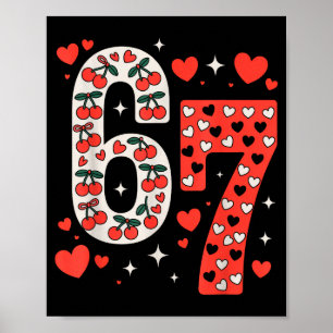Poster La Saint-Valentin 67 Meme Rempli De Cœurs Drôle S