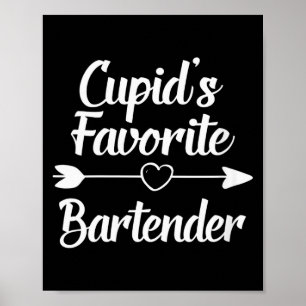 Poster La Saint-Valentin des femmes Coup de foudre du bar