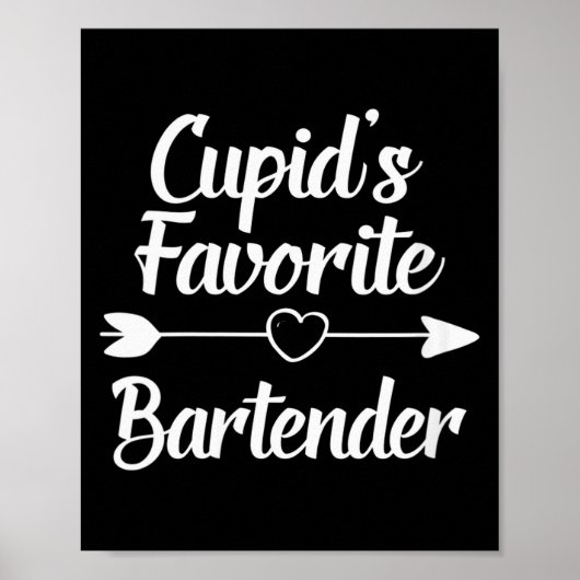 Poster La Saint-Valentin des femmes Coup de foudre du bar (Devant)
