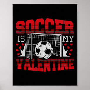 Poster La Saint-Valentin Football Est Ma Saint-Valentin C
