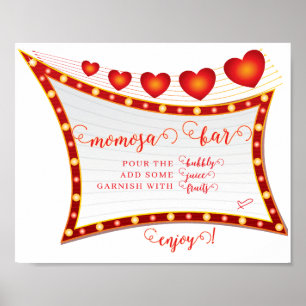 Poster La Saint-Valentin Secrète de Cupidon Bar à Momosa