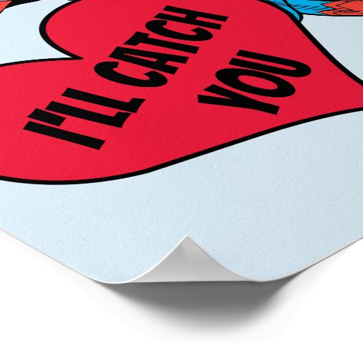 Poster La Saint-Valentin Superman | Je vais vous attraper (Coin)