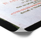 Poster La Sainte Bible, Vol. I., 1681 (Coin)