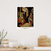 Poster La Sainte Cécile Et La Sainte Valérienne Par Lelio (Cuisine)