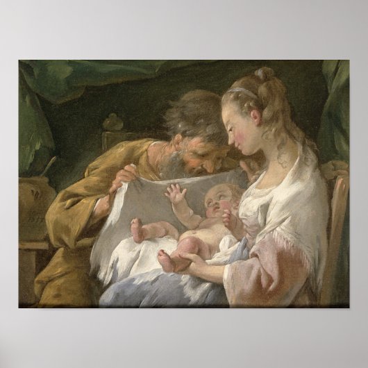 Poster La Sainte Famille, 18ème siècle (Devant)
