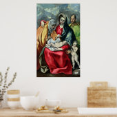 Poster La Sainte Famille avec Ste Elizabeth, 1580-85 (Cuisine)