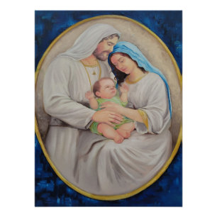 Poster La Sainte Famille : Portrait de l'Amour Divin