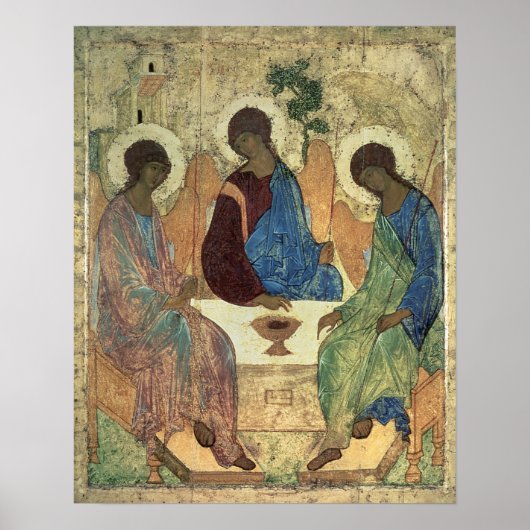 Poster La Sainte Trinité, années 1420 (Devant)