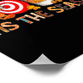 Poster La saison Leopard Citrouilles fléchettes Halloween (Coin)