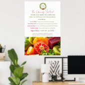 Poster La salade des Verts (Bureau à domicile)