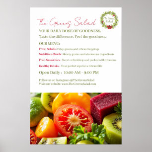 Poster La salade des Verts