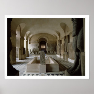 Poster La salle assyrienne au Louvre à Paris (photo)