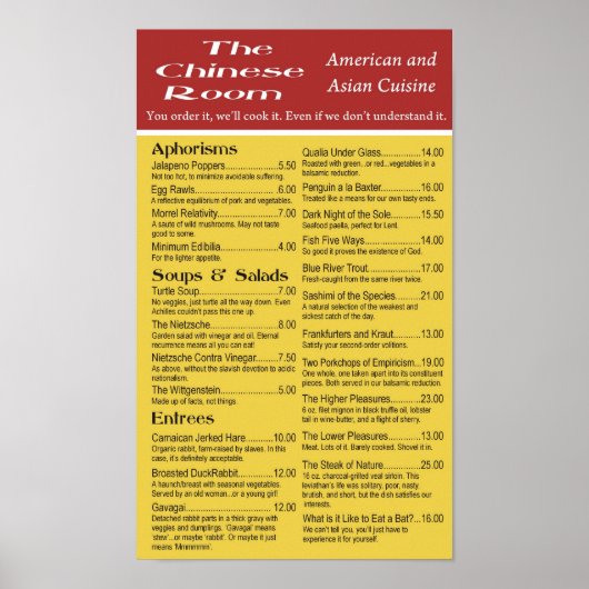 Poster La Salle Chinoise (Devant)