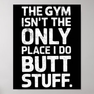 Poster La Salle De Fitness N'Est Pas Seulement Place Je N