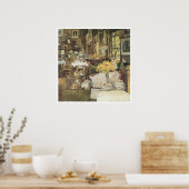 Poster La Salle des Fleurs, 1894 Childe Hassam (Cuisine)