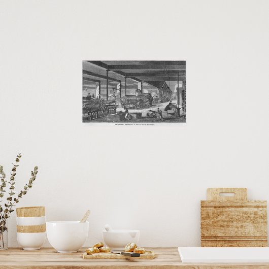 Poster La salle des imprimeries (Cuisine)
