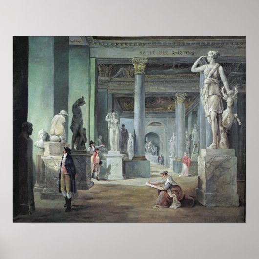Poster La Salle des Saisons au Louvre, c. 1802 (Devant)