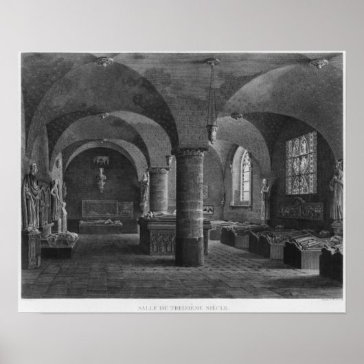 Poster La salle du XIIIe siècle, Musée des Monuments (Devant)