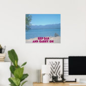 Poster La santé mentale est importante. (Bureau à domicile)