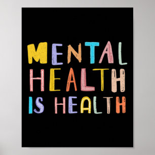Poster La santé mentale est la santé bipolaire et l'anxié