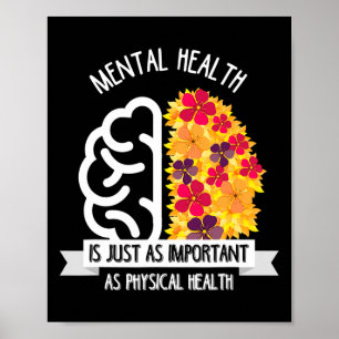 Poster La Santé Mentale Est Tout Aussi Importante Que La