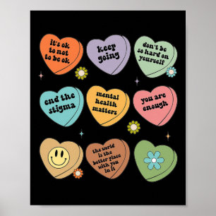 Poster La santé mentale, les enjeux du cerveau floral, la